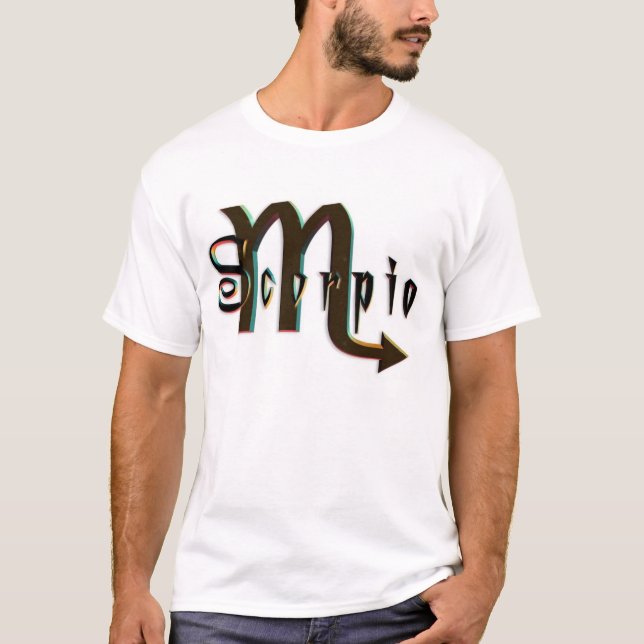 T-shirts Sinais do zodíaco - Escorpião (Frente)