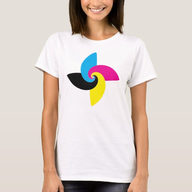 T-shirts Sinal CMYK (Frente)