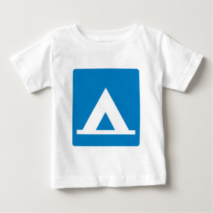 T-shirts Sinal da estrada do acampamento