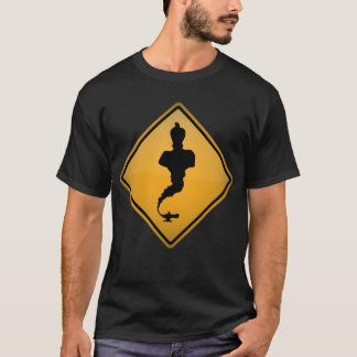 T-shirts Sinal de aviso dos génios