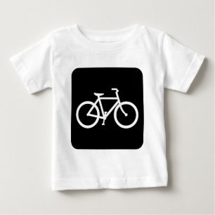 T-shirts Sinal de Bicicleta - Preto
