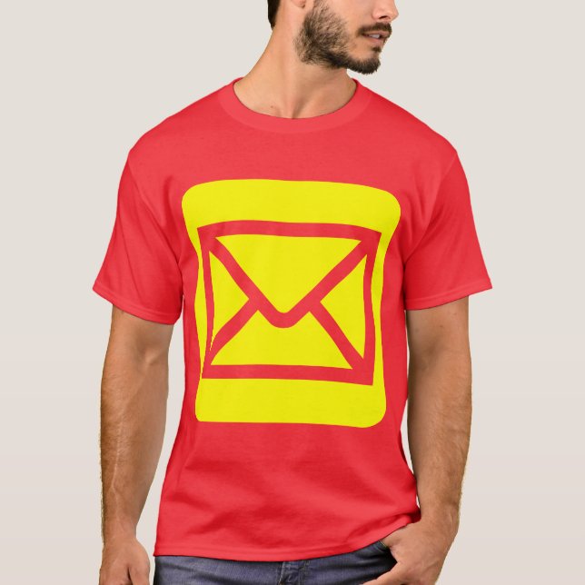 T-shirts Sinal de Envelope - (Frente)