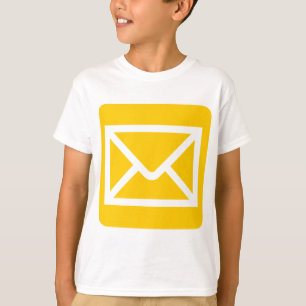 T-shirts Sinal de envelope - âmbar
