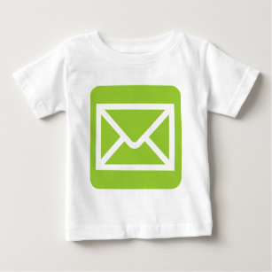 T-shirts Sinal de envelope - Verde marciano