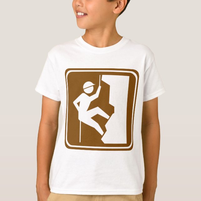 T-shirts Sinal de Escala Rochosa (Frente)