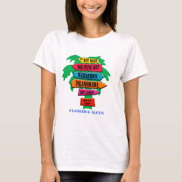 T-shirts Sinal de Estrada Florida Keys