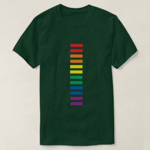 T-SHIRTS SINAL DE IGUALDADE DE RAINBOL GAY LGBTQI ORGULHO L