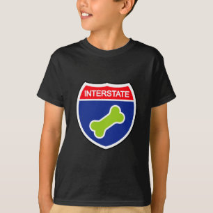 T-shirts Sinal de Interestadio de Cachorro