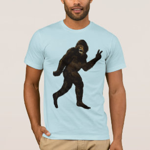 T-shirts Sinal de paz de Bigfoot