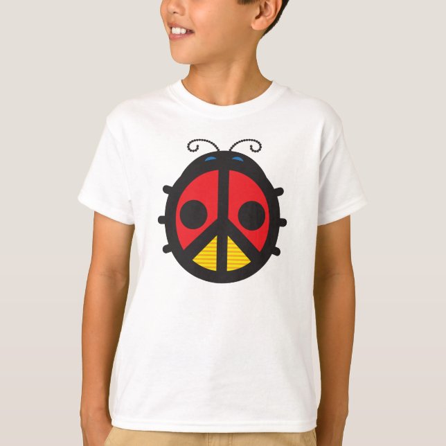 T-shirts Sinal de Paz Ladybug (Frente)