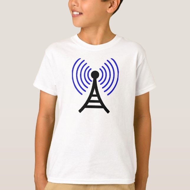 T-shirts Sinal de rádio (Frente)