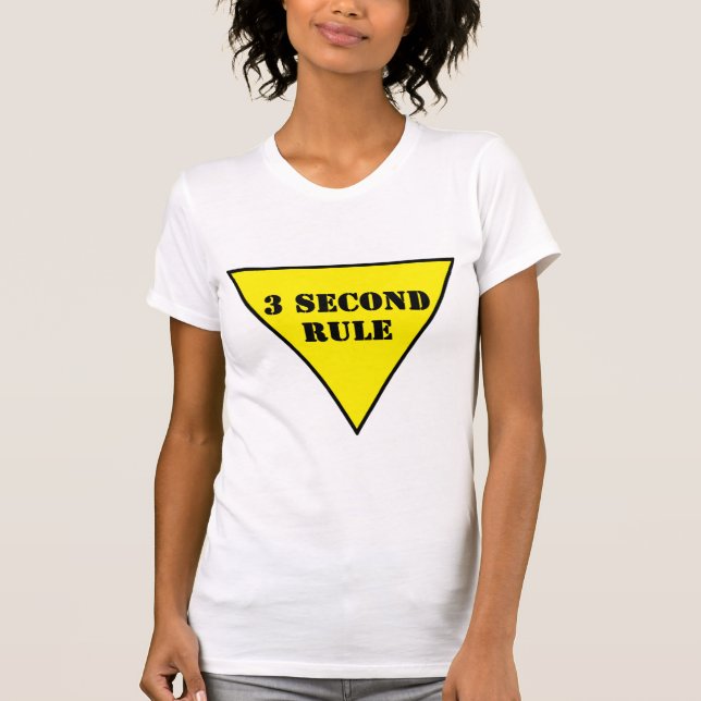 T-shirts Sinal de rendimento 3 segundo Ruld do tanque (Frente)