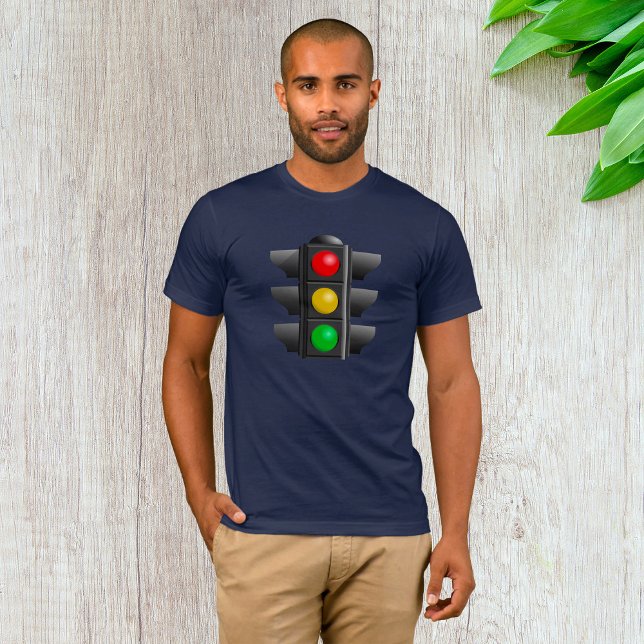 T-shirts Sinal de Trânsito Luz Vermelha Amarela Verde (Criador carregado)