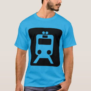 T-shirts Sinal de trem - Preto