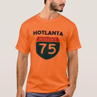 T-shirts Sinal de um estado a outro de Hotlanta Atlanta