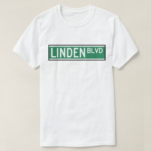 T-shirts Sinal do bulevar do Linden