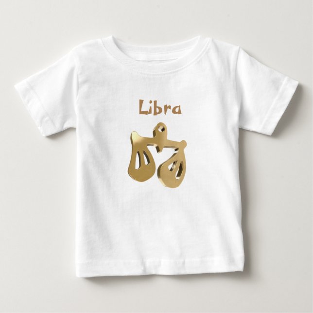 T-shirts Sinal do ouro do Libra (Frente)