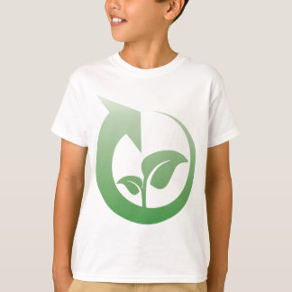T-shirts Sinal do reciclagem