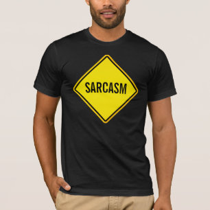 T-shirts sinal do sarcasmo