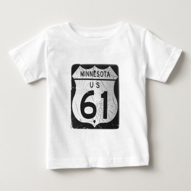 T-shirts Sinal velho da estrada 61 (Frente)