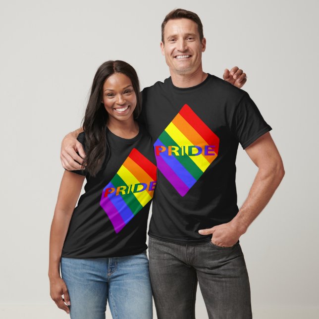 T-shirts Sinalizador arco-íris do orgulho LGBT (Unissex)