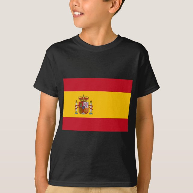 T-shirts sinalizador de espanha (Frente)