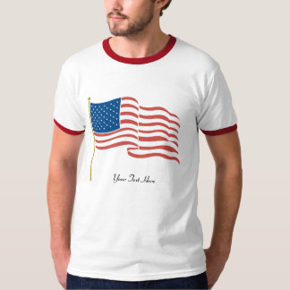 T-shirts Sinalizador de Onda EUA