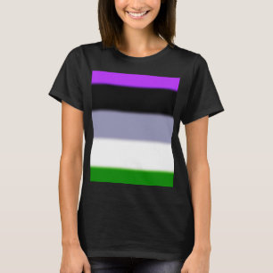 T-shirts Sinalizador de Orgulho do Genderqueer de Falln