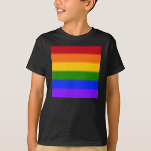 T-shirts Sinalizador de Orgulho gay de queda
