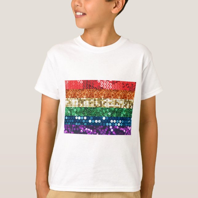 T-shirts sinalizador de orgulho sequencial (Frente)