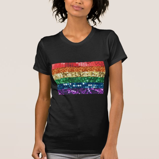 T-shirts sinalizador de orgulho sequencial (Frente)