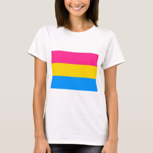 T-shirts Sinalizador do Orgulho Pansexual