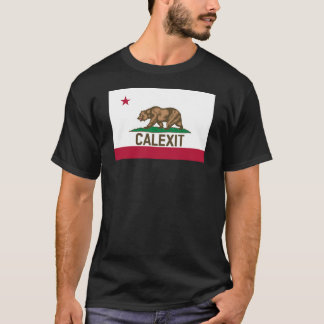 T-shirts Sinalizador Do Urso Da Califórnia Para Ele