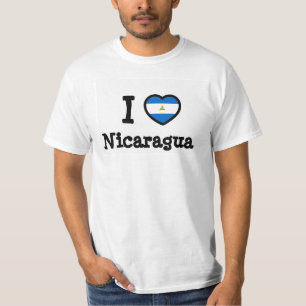 T-shirts Sinalizador Nicarágua