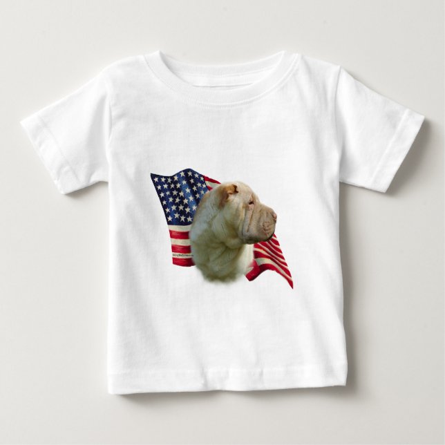 T-shirts Sinalizador Shar-Pei Chinês (Frente)
