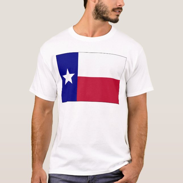 T-shirts Sinalizador Texas Lone Star (Frente)