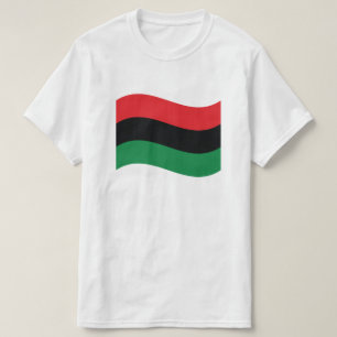 T-shirts Sinalizador vermelho, preto e verde