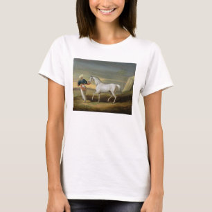 T-shirts Sinalize, um árabe cinzento, com um noivo no