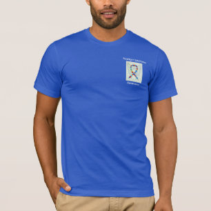 T-shirts Síndrome de Asperger Sensibilização Ribbon Ange