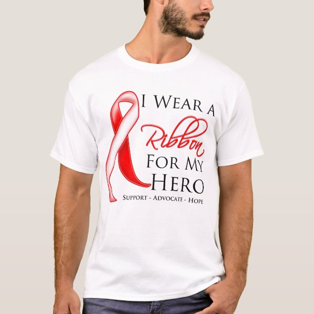T-shirts Síndromes de Myelodysplastic eu visto uma fita (Frente)