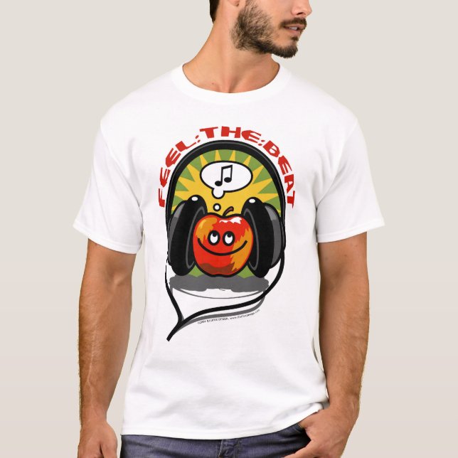 T-shirts Sinta a batida (Frente)