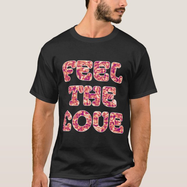 T-shirts Sinta O Efeito De Spagetti - £ ove (Frente)