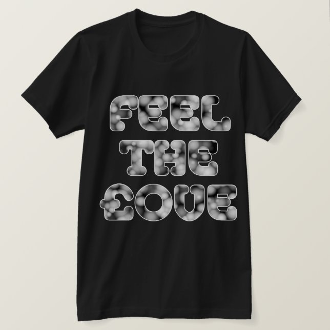 T-shirts Sinta o £ove - Piada Orbal (Frente do Design)