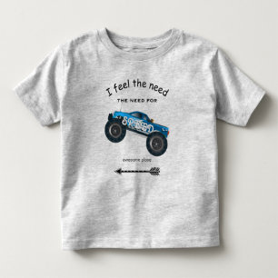 T-shirts Sinto a Necessidade de Velocidade Seta & Caminhão