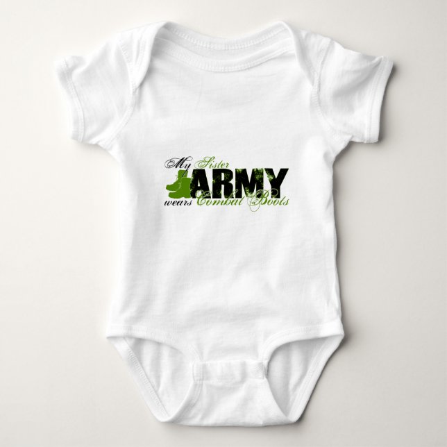 T-shirts Sis Combat Boots - ARMY (Frente)