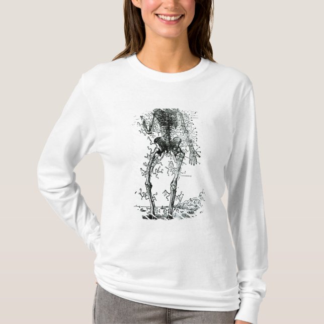 T-shirts Sistema vascular do corpo (Frente)