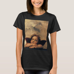 T-shirts Sistine Madonna Angels por Raphael Sanzio