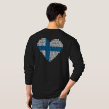 Sisu Heart Back Básica Manga Longa