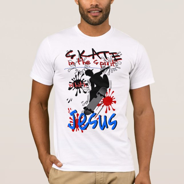 T-shirts Skate in the Spirit (Frente)