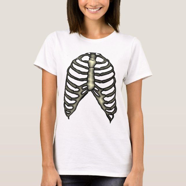 T-shirts Skeleton Chest Shirt (Frente)